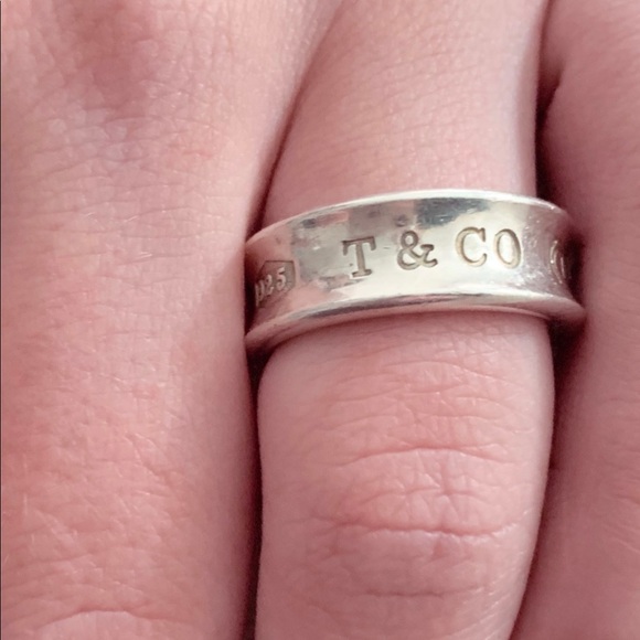 Tiffany & Co. Sterling Silver 1837 Band Ring - Picture 2 of 2